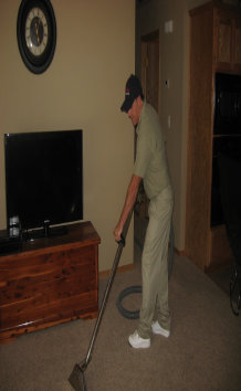 Image of Carpet Cleaner Cleaning Spots