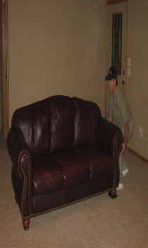 Image Of Carpet Cleaner Moving Furniture
